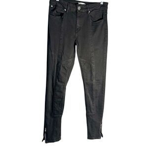 Sandro Paris Ankle Zip Mid Rise Slim Fit Jeans Sz 40 (28)